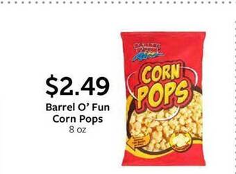 Fareway Barrel o'fun corn pops offer
