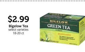 Fareway Bigelow tea offer