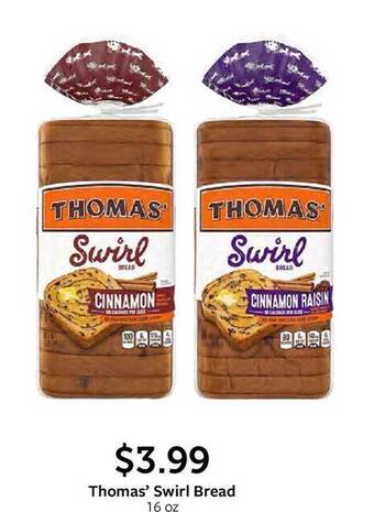 Fareway Thomas' swirl bread offer
