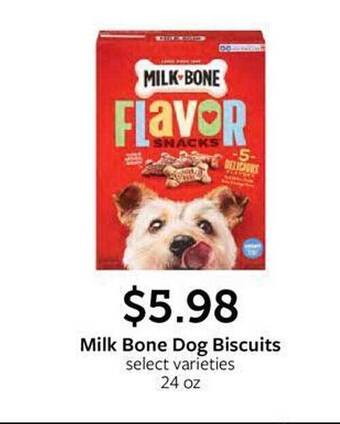 Fareway Milk bone dog biscuits offer