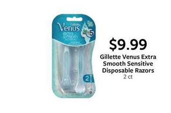 Fareway Gillette venus extra smooth sensitive disposable razors offer