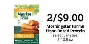 Fareway Morningstar farms plant-based protein offer