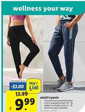 Lidl Adult's pants offer