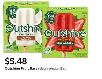 Fareway Outshine fruit bars offer