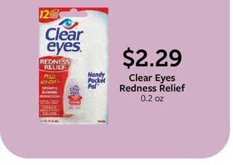Fareway Clear eyes redness relief offer