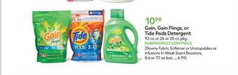 Publix Gain, gain flings, or tide pods detergent offer