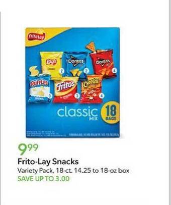 Publix Frito-lay snacks offer