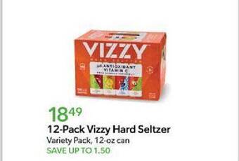 Publix 12-pack vizzy hard seltzer offer