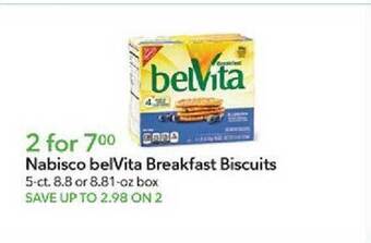 Publix Nabisco belvita breakfast biscuits offer