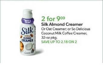 Publix Silk almond creamer offer