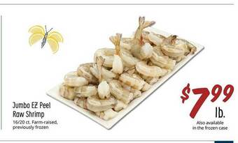 Sprouts Farmers Market Jumbo ez peel raw shrimp offer