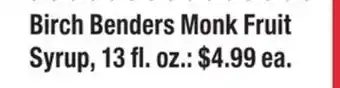 ACME Birch benders monk fruit syrup offer
