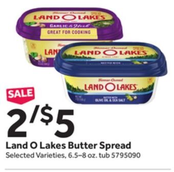 Stop&Shop Land o lakes butter spread offer
