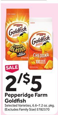 Stop&Shop Pepperidge farm goldfish offer
