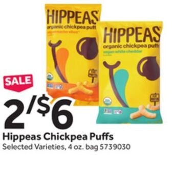 Stop&Shop Hippeas chickpea puffs offer