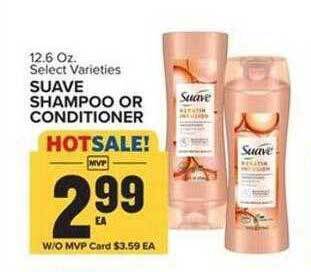 Food Lion Suave shampoo or conditioner offer