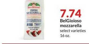 Hy-Vee Belgioioso mozzarella offer