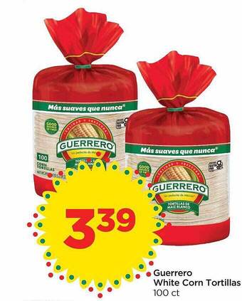 Food 4 Less Guerrero white corn tortillas offer