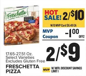 Food Lion Freschetta pizza offer