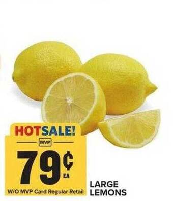 Food Lion Large lemons offer