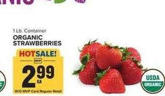 Food Lion Organic strawberries offer