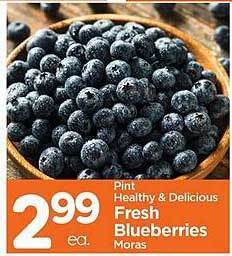 Edwards Food Giant Fresh blueberries offer