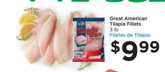 Foods Co Great american tilapia fillets offer