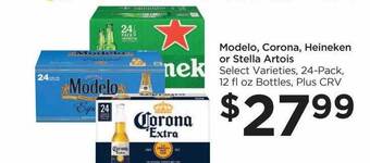 Foods Co Modelo, corona, heineken or stella artois offer