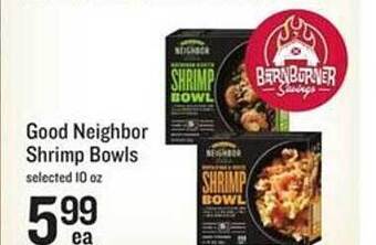 Lowes Foods Good neighbor shrimp bowls offer