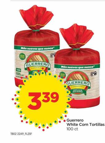 Foods Co Guerrero white corn tortillas offer