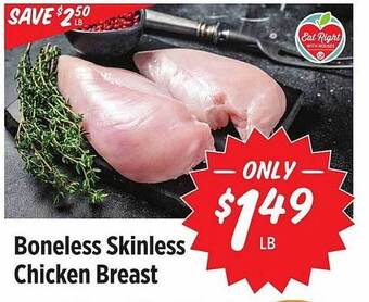 Rouses Boneless skinless chicken breast offer