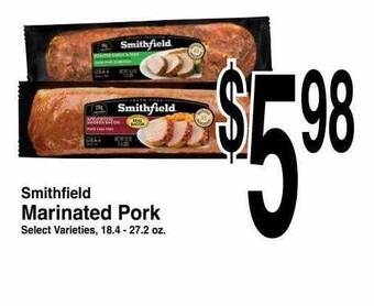 Super Saver Smithfield marinated pork offer