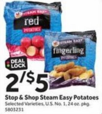 Stop&Shop Stop & Shop Steam Easy Potatoes offer