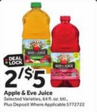 Stop&Shop Apple & Eve Juice offer