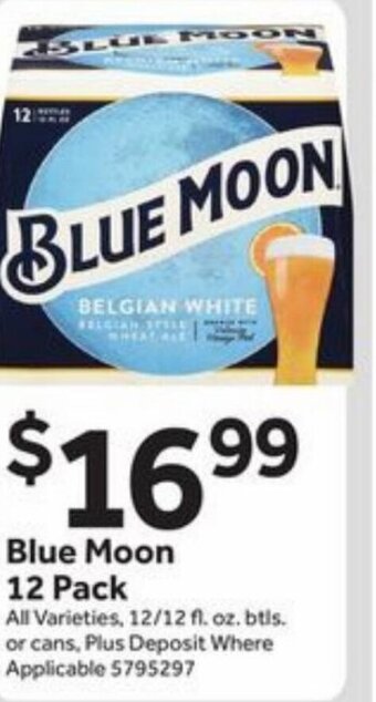 Stop&Shop Blue Moon 12 Pack offer
