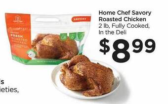 Food 4 Less Home chef savory roasted chicken offer