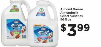 Food 4 Less Almond breeze almondmilk offer