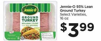 Food 4 Less Jennie-o 93% lean ground turkey offer