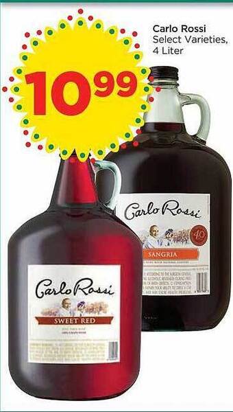 Food 4 Less Carlo rossi offer