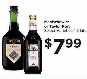 Food 4 Less Manischewitz or taylor port offer