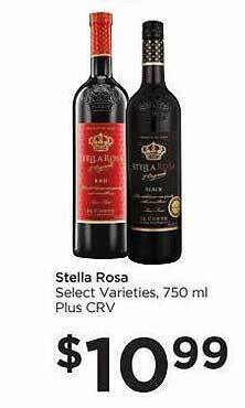 Food 4 Less Stella rosa offer