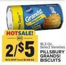 Food Lion Pillsbury grands! biscuits offer