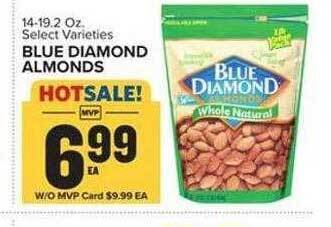 Food Lion Blue diamond almonds offer