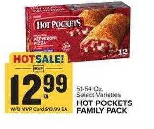 Food Lion Hot pockets family pack offer