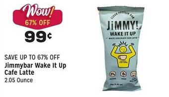 Grocery Outlet Jimmybar wake it up cafe latte offer