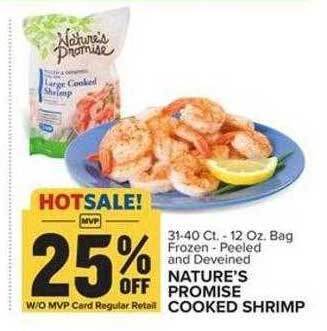 Food Lion Nature's promise cooked shrimp offer