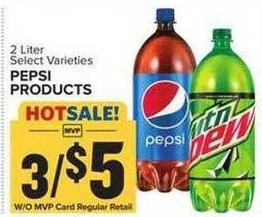 Food Lion Pepsi products offer