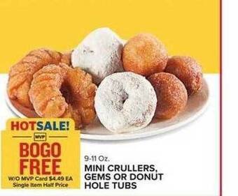 Food Lion Mini crullers, gems or donut hole tubs offer