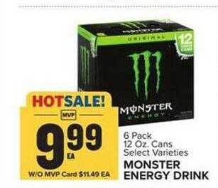 Food Lion Monster energy drink offer