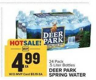 Food Lion Deer park spring water offer